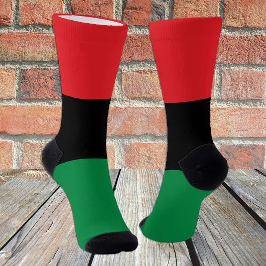 Unia Flag Symbol & Pan African Flag / Kwanzaa Socken