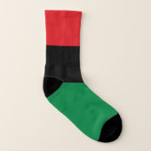 Unia Flag Symbol & Pan African Flag / Kwanzaa Socken (Rechts - Außen)