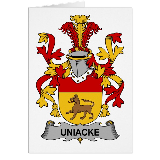 Uniacke Familienwappen (Vorne)