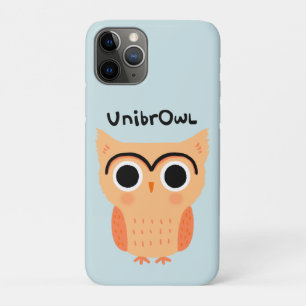 UnibrOwl Unibrow Owl   Funny Niedlich Eyebrows Owl Case-Mate iPhone Hülle