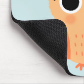 UnibrOwl Unibrow Owl | Funny Niedlich Eyebrows Owl Mousepad (Ecke)