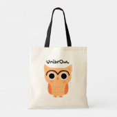 UnibrOwl Unibrow Owl | Funny Niedlich Eyebrows Owl Tragetasche (Rückseite)