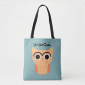 UnibrOwl Unibrow Owl | Funny Niedlich Owl Tasche (Vorderseite)