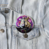 Unibunny Kisses Jackalope Magische Liebe Button (Beispiel)