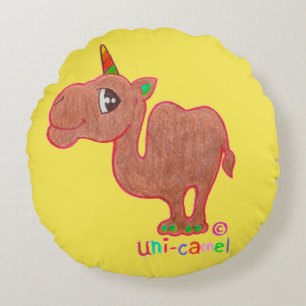 UniCamel-Pillow Rundes Kissen