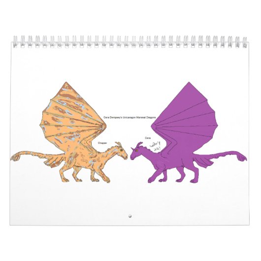 Unicaragon Mammal Dragons Kalender (Titelbild)