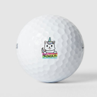 Unicat Caticorn Meowgical Unicorn Cat Men Women Bo Golfball