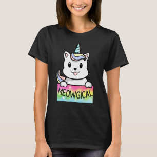 Unicat Caticorn Meowgical Unicorn Cat Men Women Bo T-Shirt