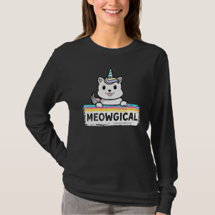Unicat Caticorn Meowgical Unicorn Cat Men Women Bo T-Shirt