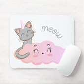 Unicat Cloud Mäuse-Pad Mousepad (Mit Mouse)