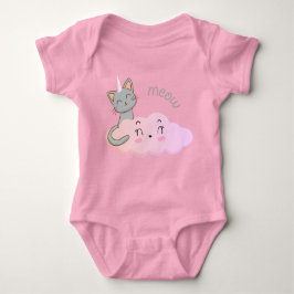 Unicat Cloud Meow Baby Bodyssuits Baby Strampler