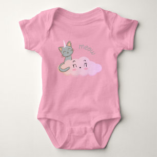 Unicat Cloud Meow Baby Bodyssuits Strampler