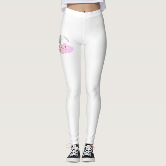 Unicat Cloud Meow How Leggings (Vorderseite)