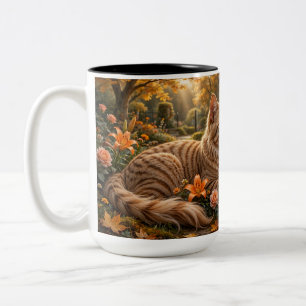 Unicat Herbstgarten-Tasse Zweifarbige Tasse