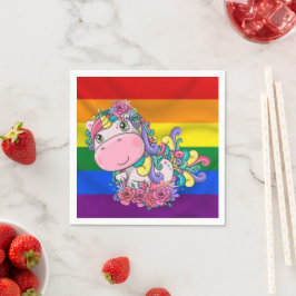 Unicon niedlich glücklich Geburtstag Napkins Serviette