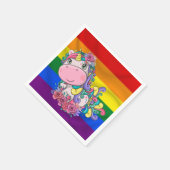 Unicon niedlich glücklich Geburtstag Napkins Serviette (Ecke)