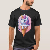 Unicone Ice Cream Pun Süße Tier Süßigkeiten C T-Shirt (Vorderseite)