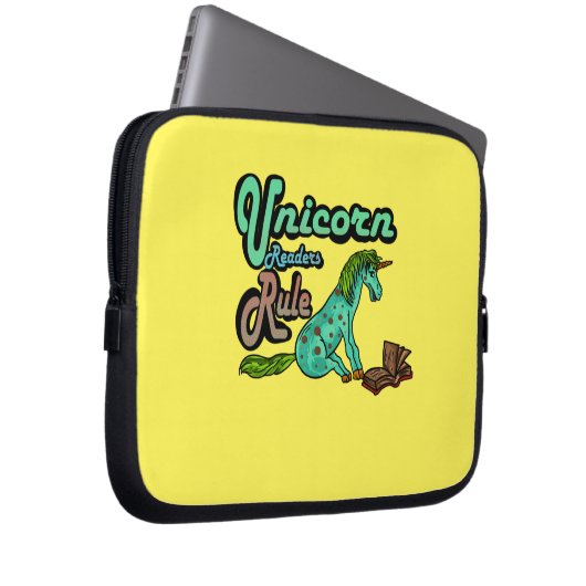 Unicorader Regelbuchstäbchen Laptopschutzhülle (Vorne Rechts)