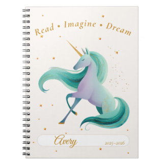 Unicorading Journal - Personalisiert Name & Jahr Notizblock