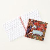 UNICORE UND FANTASY-BLUME, MOTIFS-MONOGRAMM NOTIZBLOCK (Innenseite)