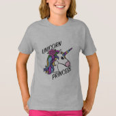 Unicoress Princess Design - Der T - Shirt für Mädc (Vorderseite)