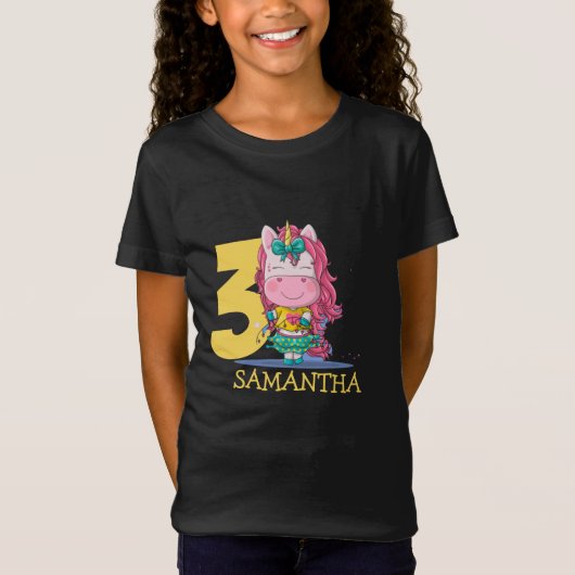 Unicorgelb3. T - Shirt (Vorderseite)