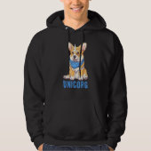 Unicorgi dog   Breed corgi   nice Hoodie (Vorderseite)