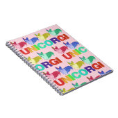 Unicorgi Notizbuch Notizblock (Rechte Seite)