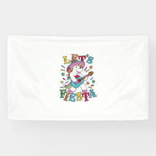 Unicoric Mexican Fiesta Guitar Fun Design Tank Top Banner