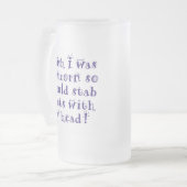 Unicorms_idiots Mattglas Bierglas (Vorderseite Links)