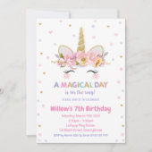 Unicorn-1. Einladung (Vorderseite)