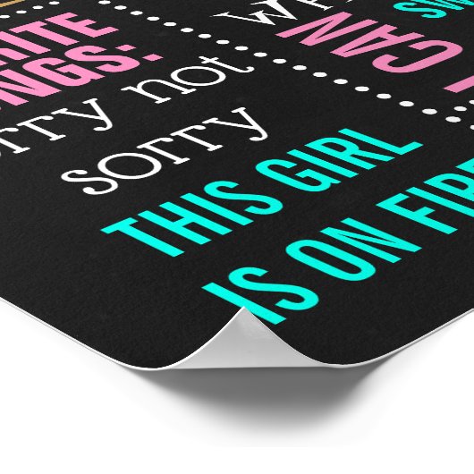 Unicorn 5th Birthday Party-Chalkboard-Zeichen Poster (Ecke)