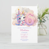 Unicorn 6. einladung (Stehend Vorderseite)