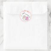 Unicorn 8 Birthday Sticker Pack Cute Party Design (Tasche)