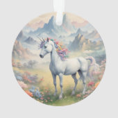 Unicorn Acrylic Ornament (Rückseite)