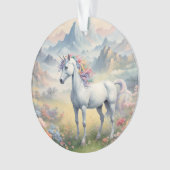 Unicorn Acrylic Ornament (Vorderseite)