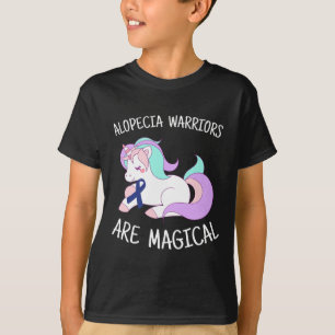 Unicorn Alopecia Kriegergeschenk T-Shirt