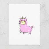 UNICORN ALPACA LLAMA Shirts, Zubehör, Geschenke Postkarte (Vorderseite)