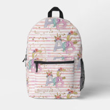 Unicorn Alphabet Muster