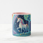 UNICORN AM ENDE DER RAINBOW ORIGINAL ART TASSE (Zentrum)