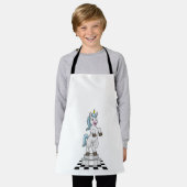 Unicorn am Schach als Schachstück Ritter Schürze (Getragen)