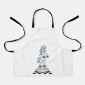 Unicorn am Schach als Schachstück Ritter Schürze (Vorderseite)