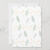 Unicorn and Dinosaur Invitations. Editable Digital Einladung (Rückseite)