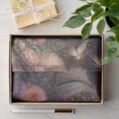 Unicorn And Girl In Fairytale Forest Decoupage Seidenpapier (Geschenk)