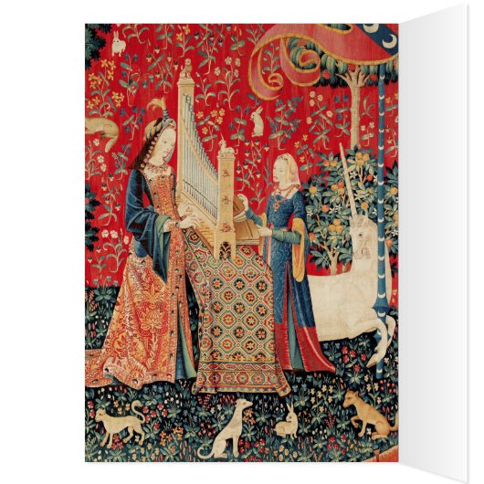 UNICORN AND LADY PLAYER ORGAN, TIERE Weihnachten (Innen (Links))