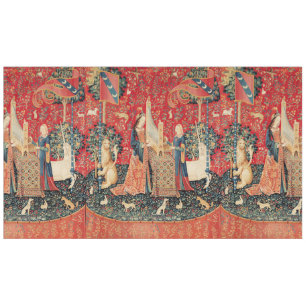UNICORN AND LADY PLAYORGAN, TIERE Rot grün T Tischdecke