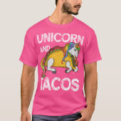 Unicorn And Tacos Rainbow Taco Squad Party T-Shirt (Vorderseite)
