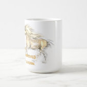 Unicorn-Anlage-Entfernungs-Cup Kaffeetasse (Mittel)