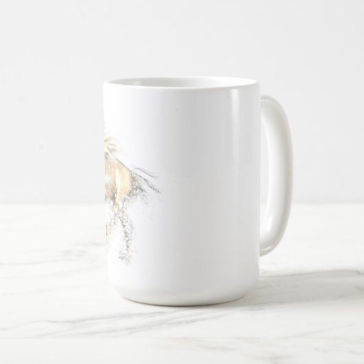 Unicorn-Anlage-Entfernungs-Cup Kaffeetasse (VorderseiteRechts)