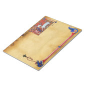 UNICORN ANTIQUE BROWN PARCHMONOGRAM NOTIZBLOCK (angewinkelt)